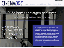 Tablet Screenshot of cinemadoc.nl